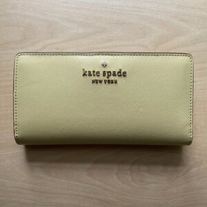 Kate Spade Yellow Wallet